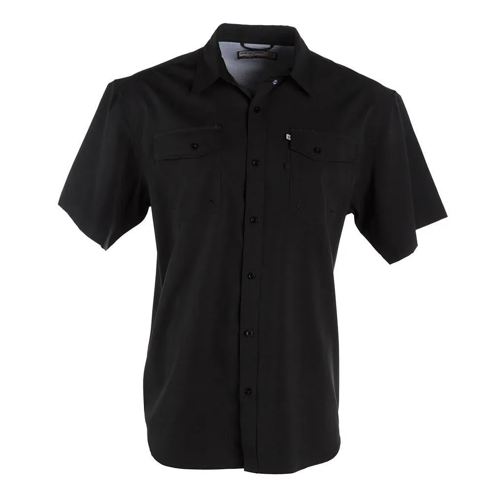 Brandcowboy Sandhill Ranch Black Short Sleeve Button Shirt