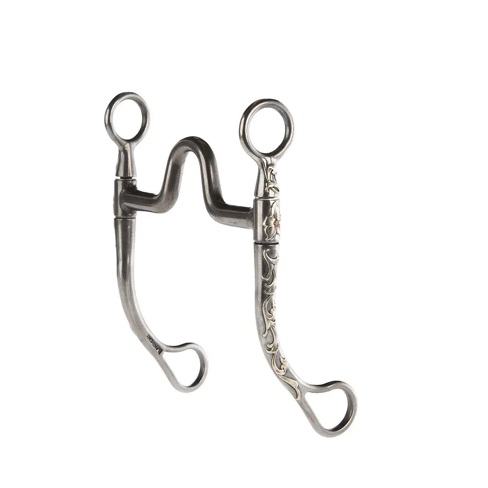 Brandon Anthony Solid High Port Floral Shank Bit - Image 2