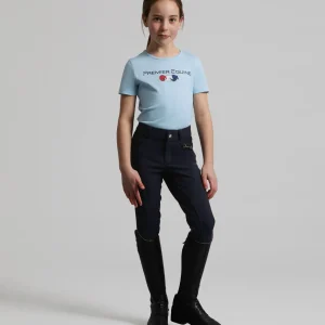 Brava Girls Full Seat Gel Riding Breeches Navy