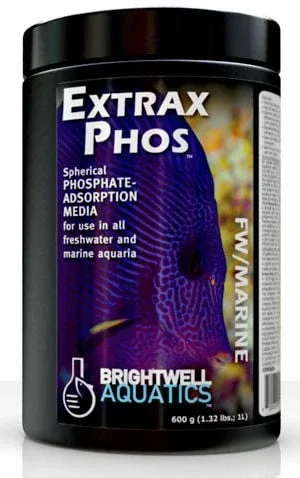 Brightwell Aquatics ExtraxPhos, Spherical Phosphate-Adsorption Media, 1.32 lbs. (600 gr.)