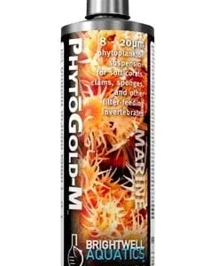 Brightwell Aquatics PhytoGold-M - Golden Phytoplankton (medium) 8-20 micron, 500 ml. / 17 oz.