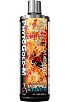 Brightwell Aquatics PhytoGold-M - Golden Phytoplankton (medium) 8-20 micron, 500 ml. / 17 oz.