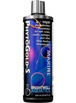 Brightwell Aquatics PhytoGold-S - Golden Phytoplankton (small) 4-10 micron, 20 liter / 5.3 gal.