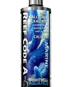 Brightwell Aquatics Reef Code A - Balanced Calcium & Alkalinity System, Part A (calcium), 500 ml. / 17 oz.