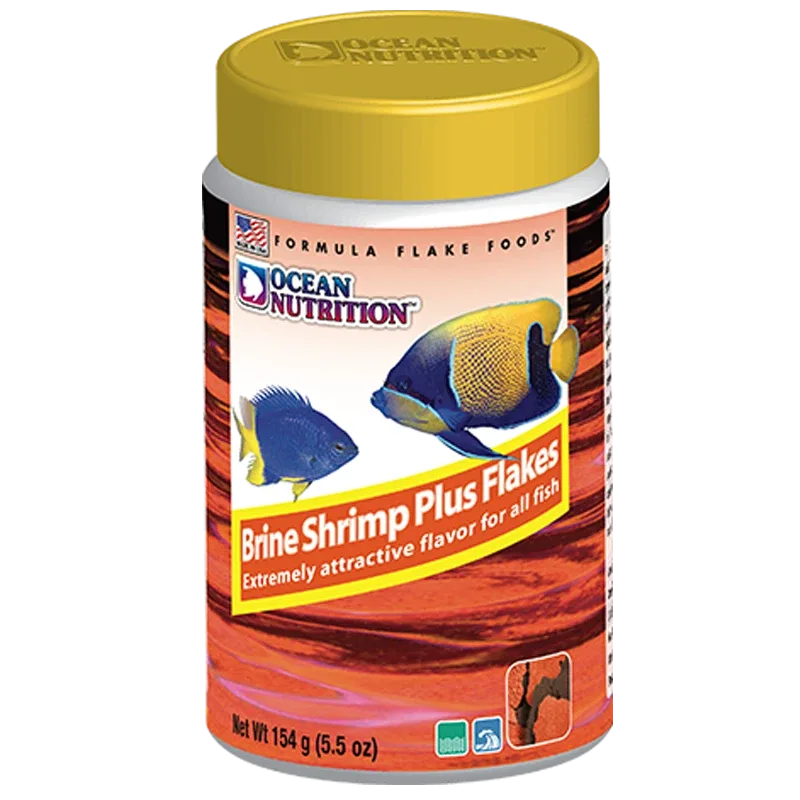 Brine Shrimp Plus Flake Food (5.5 oz) - Ocean Nutrition
