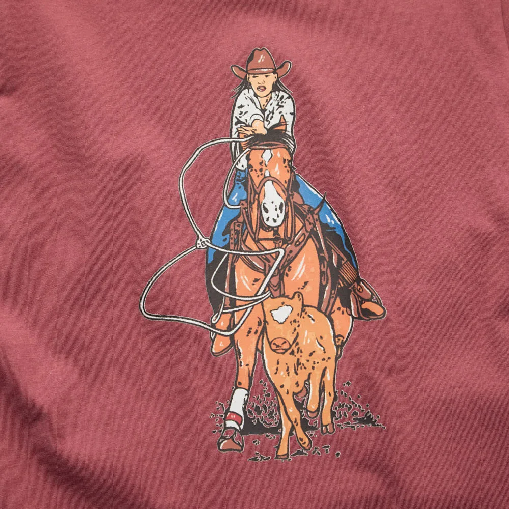 Buckin Baby Girl's Ranch Design Rogue Tee Shirt - Image 2