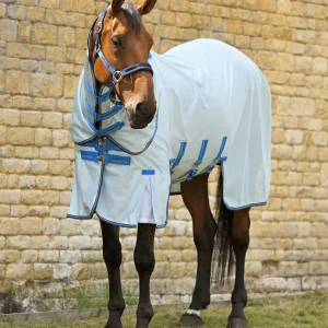 Bug Buster Fly Rug with Detachable Neck and Belly Flap Blue