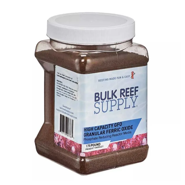 Bulk GFO Granular Ferric Oxide - High Capacity (1/4 Gallon) - Bulk Reef Supply