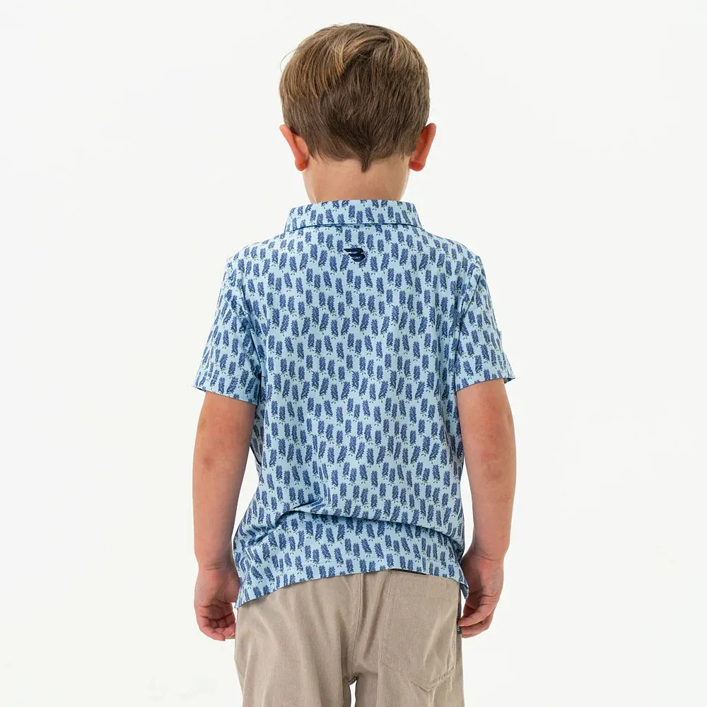 Burlebo Boy's Bluebonnets Polo - Image 2