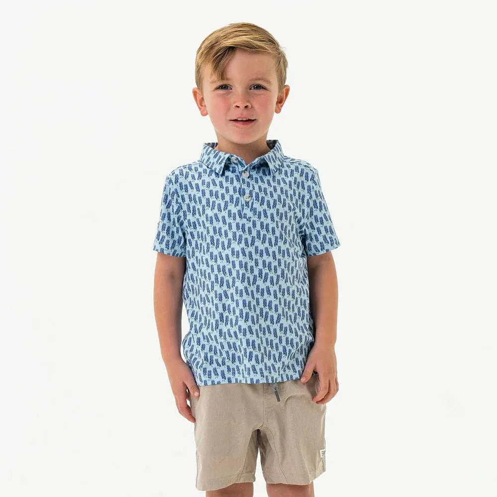 Burlebo Boy's Bluebonnets Polo