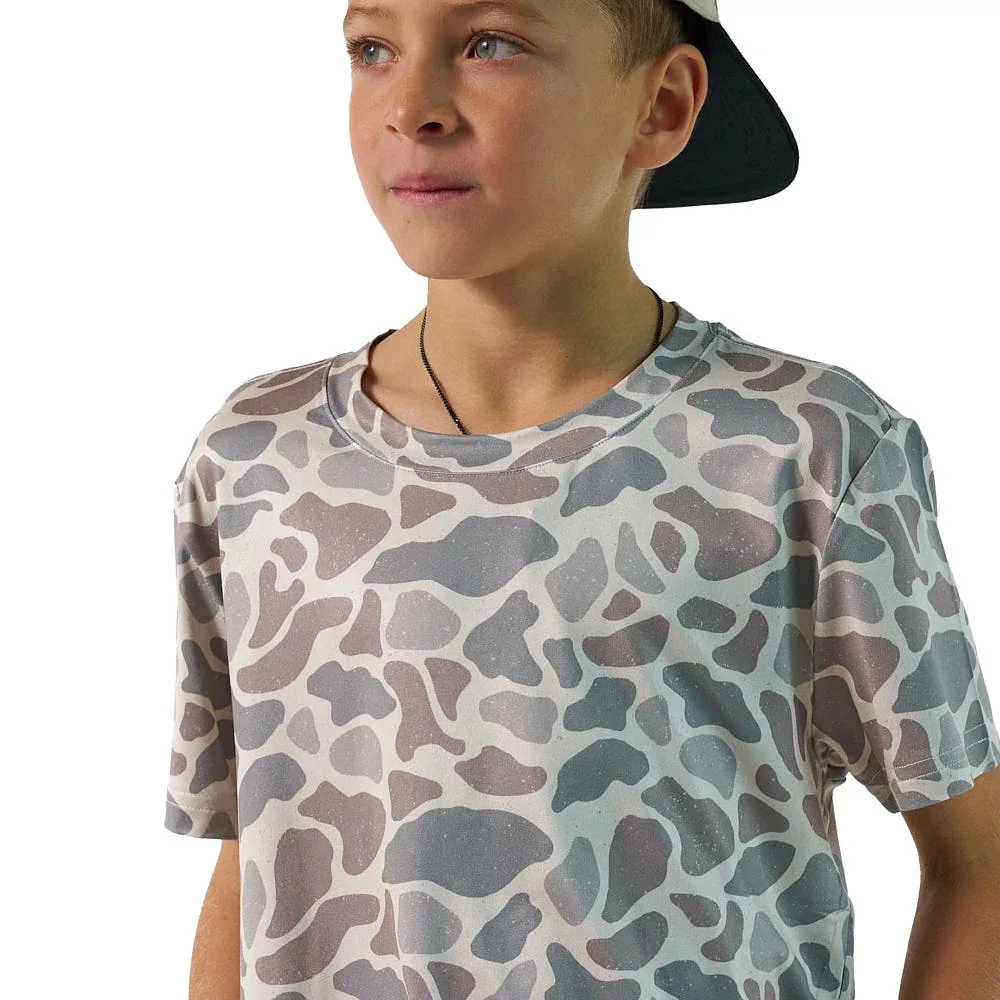 Burlebo Boy's Classic Deer Camo Go To Tee Shirt - Image 2