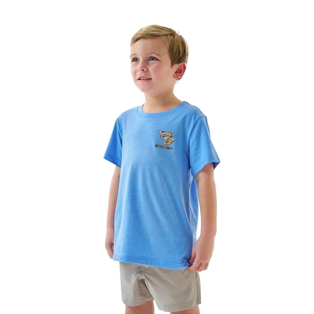 Burlebo Boy's Periwinkle Dog with Cap Tee Shirt - Image 2