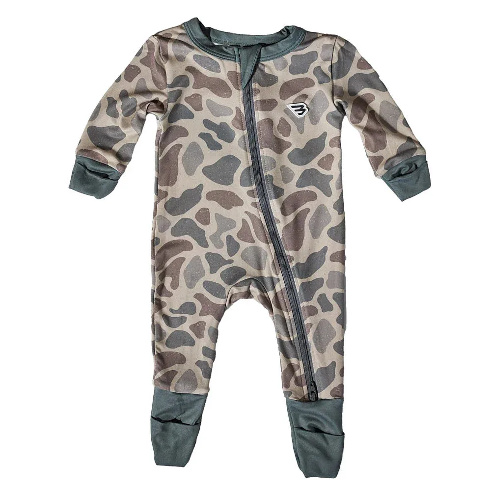 Burlebo Infant Boy's Classic Deer Camo Zip Up - Image 2