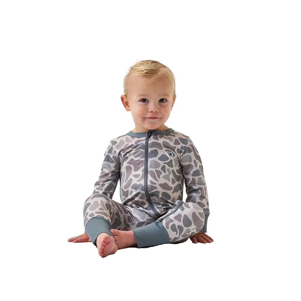 Burlebo Infant Boy's Classic Deer Camo Zip Up