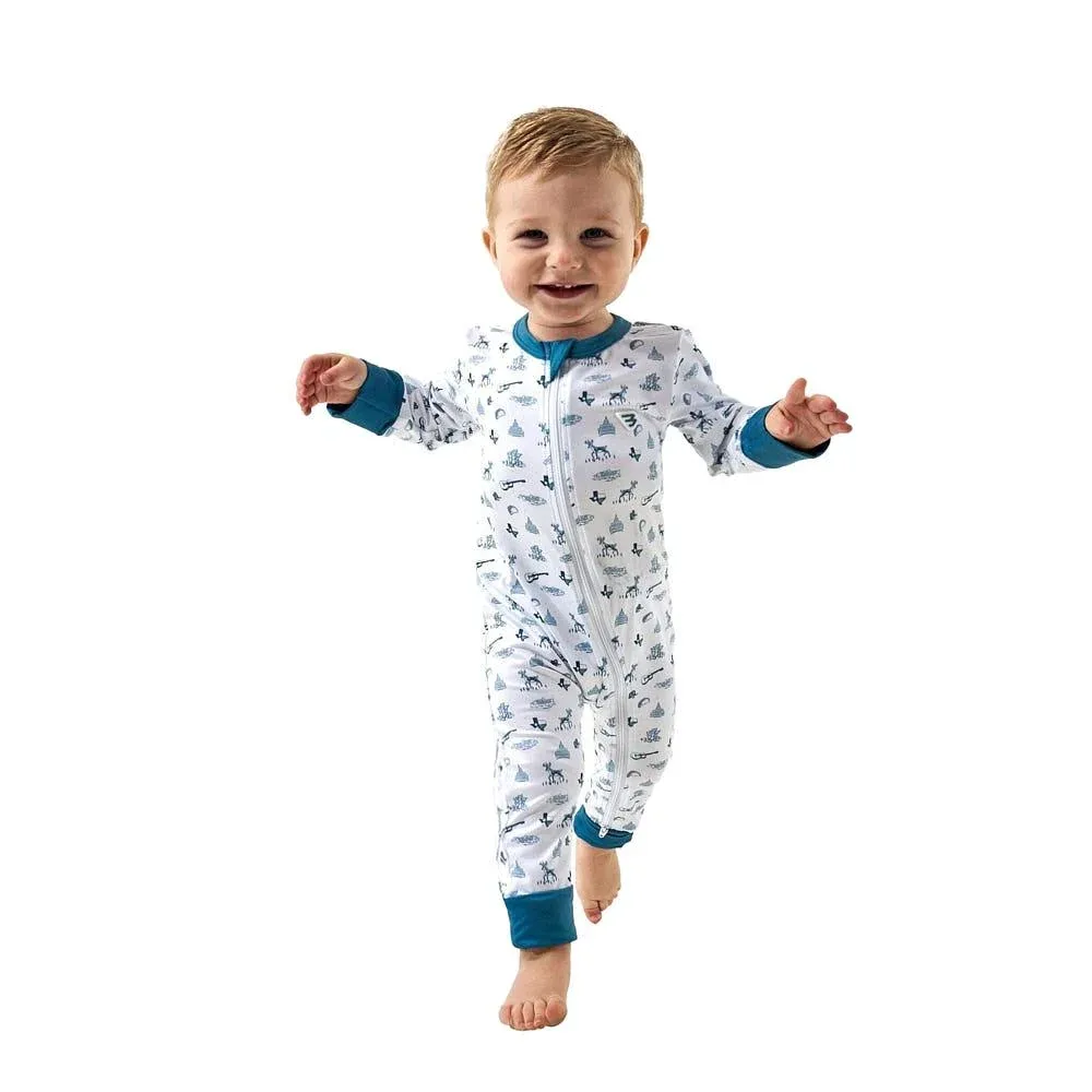 Burlebo Infant Boy's Lone Star Zip Up