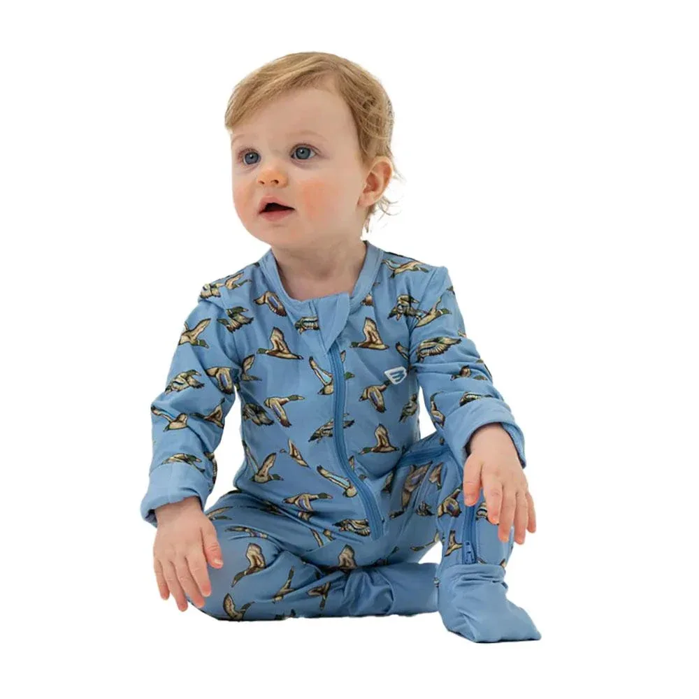 Burlebo Infant Jumbo Mallards Blue Zip Up