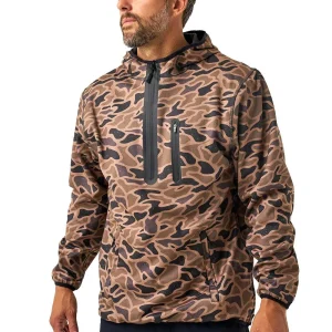 Burlebo Men's Gauge Camo Duke Tech Pullover