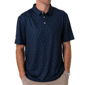Burlebo Men's Stars and Stripes Polo