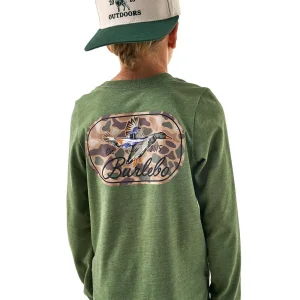 Burlebo Youth Flying Ducks Long Sleeve Tee Shirt