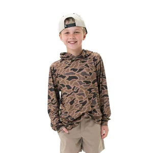 Burlebo Youth Gauge Camo Performance Hoodie