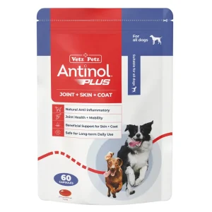 Buy Antinol Plus Natural Anti Inflammatory Joint & Mobility Capsules for Dogs at Lowest Price