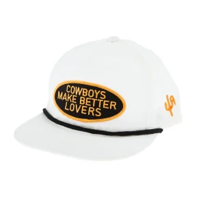 Cactus Alley Hat Co Better Lovers White and Black Cap