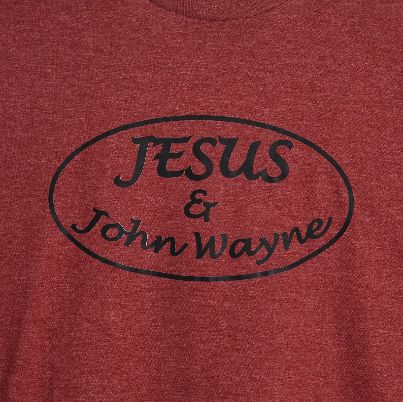 Cactus Alley Hat Co Jesus/John Wayne Russet Short Sleeve Tee - Image 2
