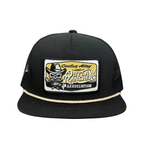Cactus Alley Hat Co Outlaw Ranchers Black Cap