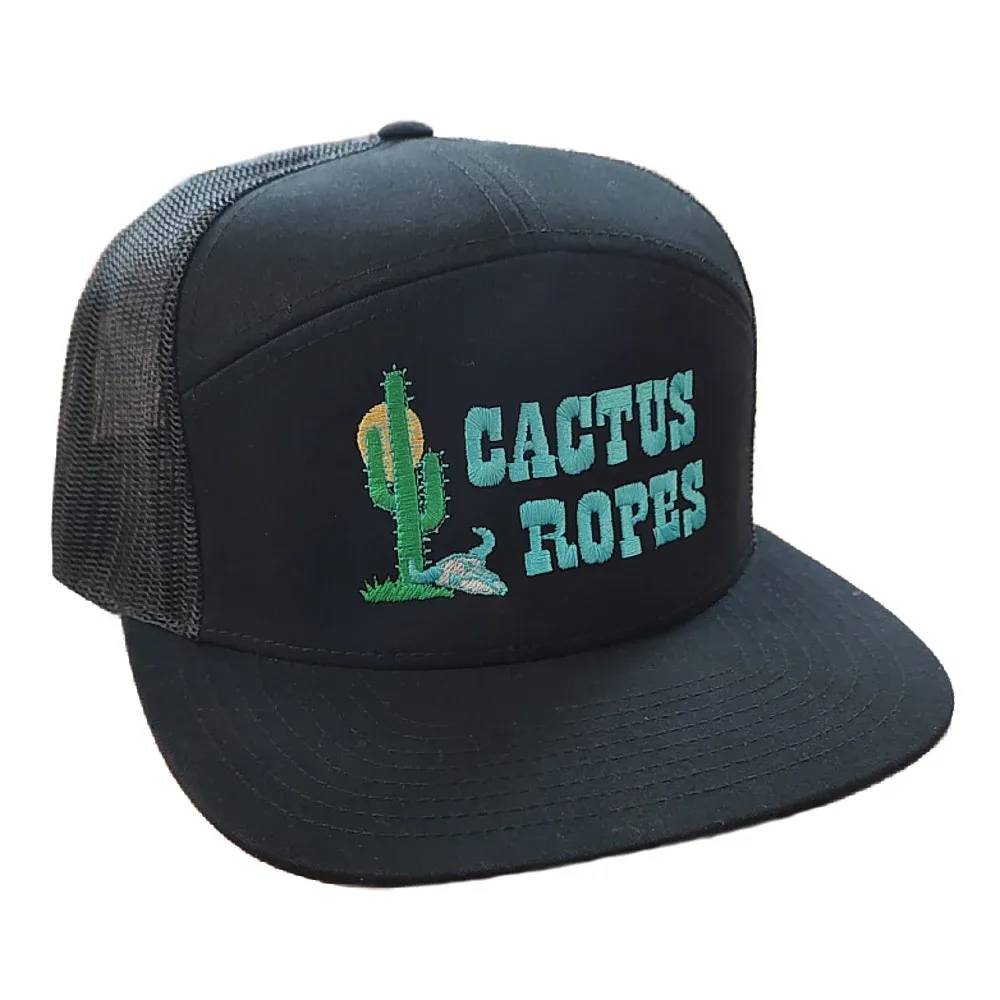 Cactus Gear Black OG Logo Mesh Snapback