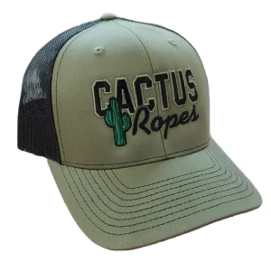 Cactus Ropes OD Loden Black Mesh Snapback