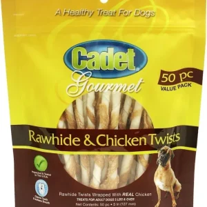 Cadet Gourmet Rawhide / Chicken Twist Sticks-50