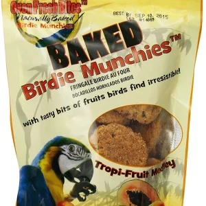 Caitec Baked Tropi-Fruit Medley Munchies Bird Treats - 4 oz - Case of 12