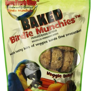 Caitec Baked Veggie Delight Munchies Bird Treats - 4 oz - Case of 12