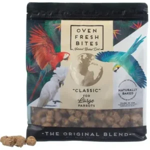 Caitec Oven Fresh Bites Large Parrot Bird Food - 42 oz