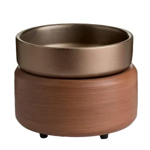 Candle Warmer`S 2 Classic Pewter Walnut Warmer
