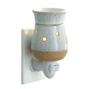Candle Warmer`S Pluggable Rustic White Warmer