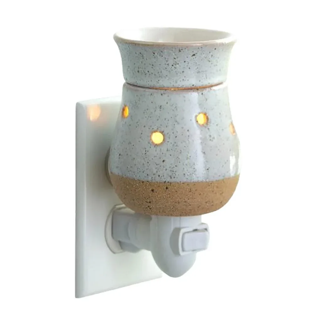 Candle Warmer`S Pluggable Rustic White Warmer