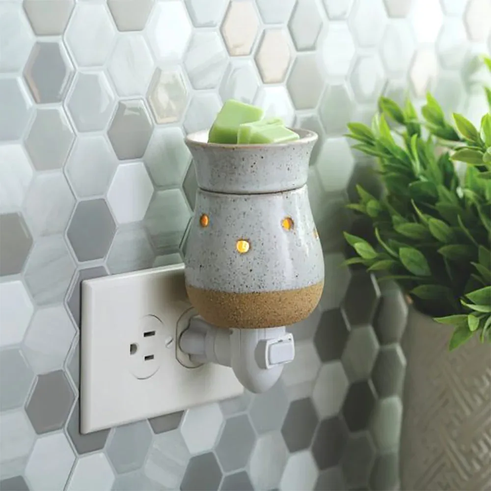 Candle Warmer`S Pluggable Rustic White Warmer - Image 2