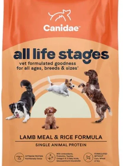Canidae All Life Stages Premium Dry Dog Food - Lamb Meal and Rice