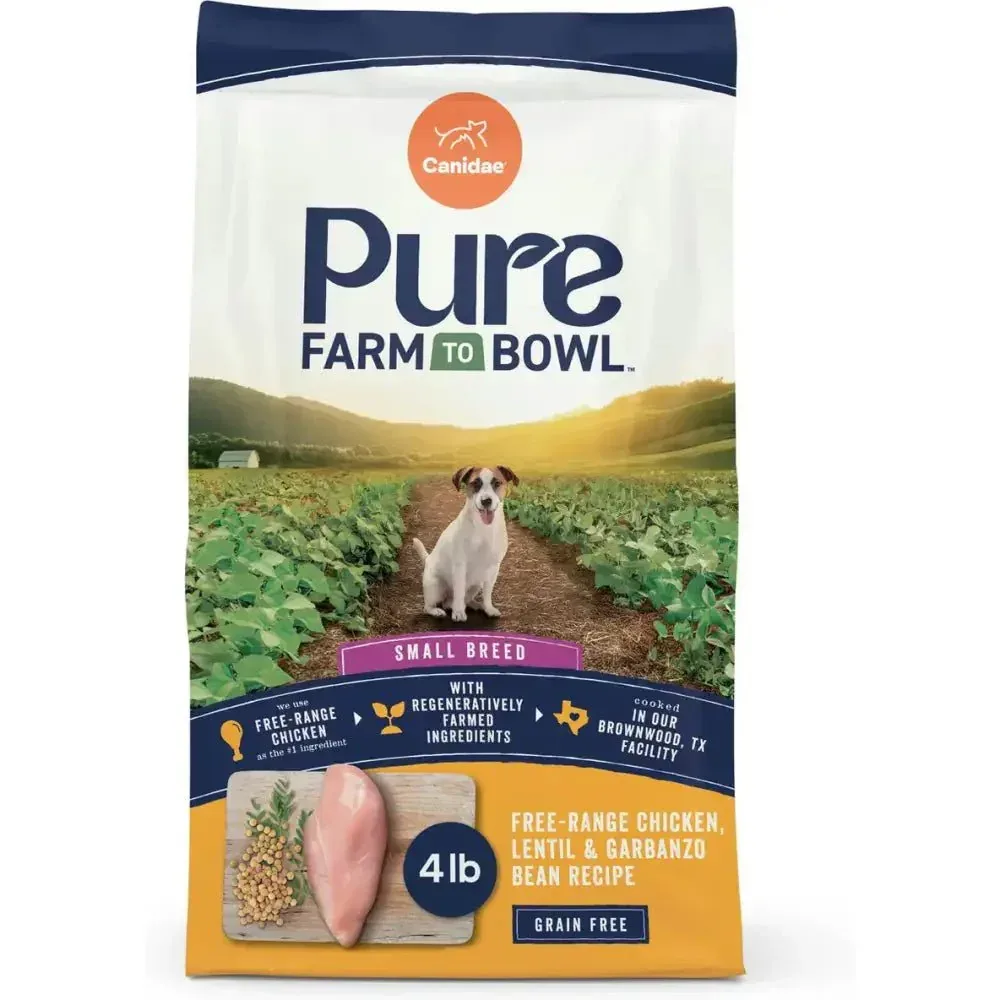 CANIDAE PURE Farm to Bowl Small Breed Chicken Dry Dog Food