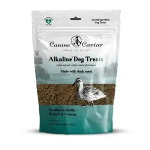 Canine Caviar Alkaline Duck Dog Treats - Premium Snacks 9 oz
