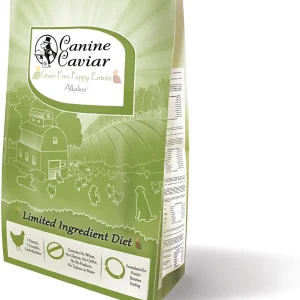 Canine Caviar Grain Free Puppy Chicken & Split Pea Dry Dog Food - 22 lb Bag