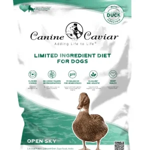 Canine Caviar Open Sky Grain-Free All Life Stages Duck Dry Dog Food - 22 lb Bag