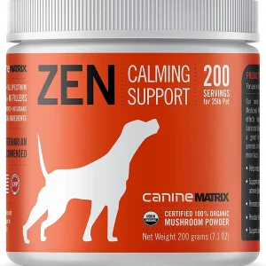 Canine Matrix 200gram (9oz) Zen Matrix Calming Mushroom Dog Supplements - 9 oz