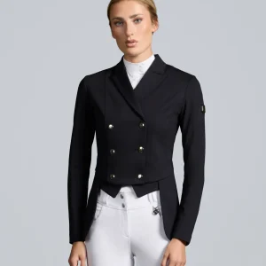 Capriole Ladies Short Tail Dressage Jacket Black