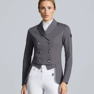 Capriole Ladies Short Tail Dressage Jacket Grey