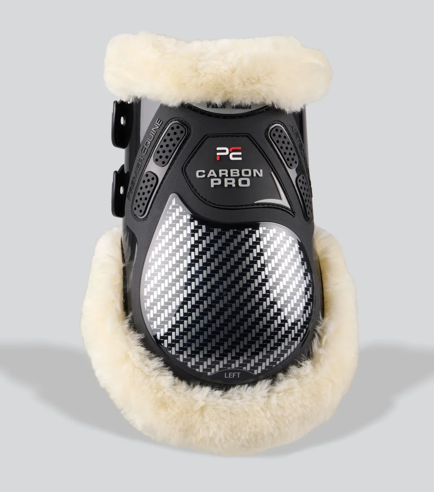 Carbon Pro Techno Wool Fetlock Boots Black - Image 2