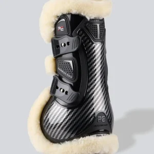 Carbon Pro Techno Wool Tendon Boots Black