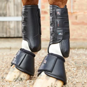 Carbon Tech Air Cooled Eventing Boots Black Front