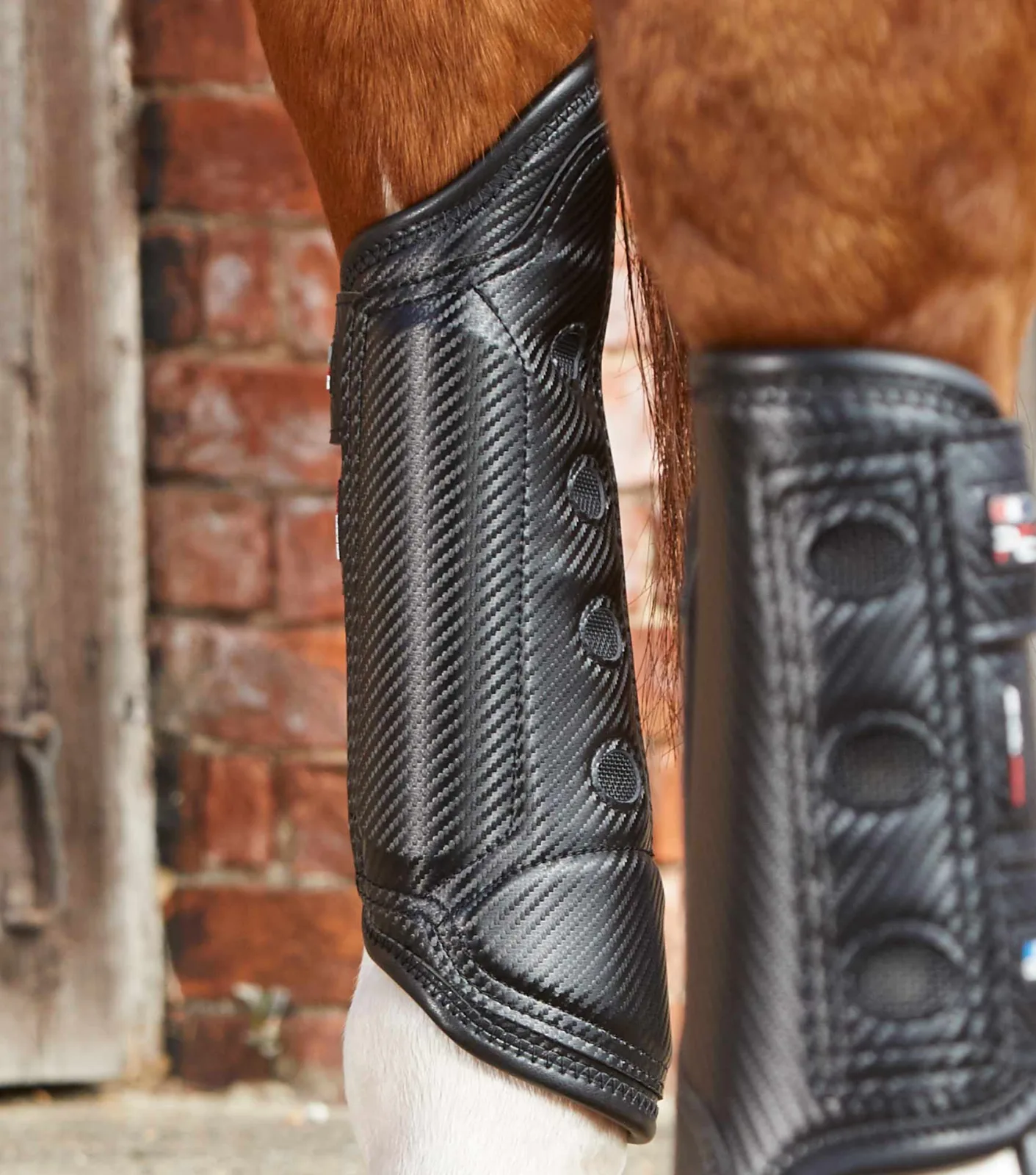 Carbon Tech Air Cooled Eventing Boots Black Hind - Image 2